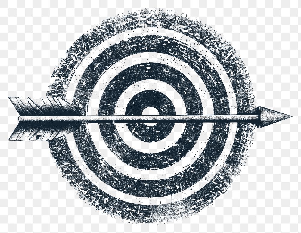 PNG Target with arrow illustration