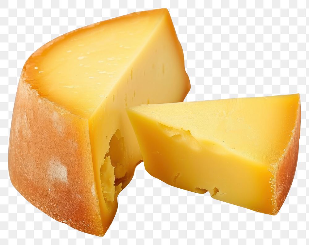 PNG Piece of Dutch Gouda Cheese cheese food parmigiano-reggiano.