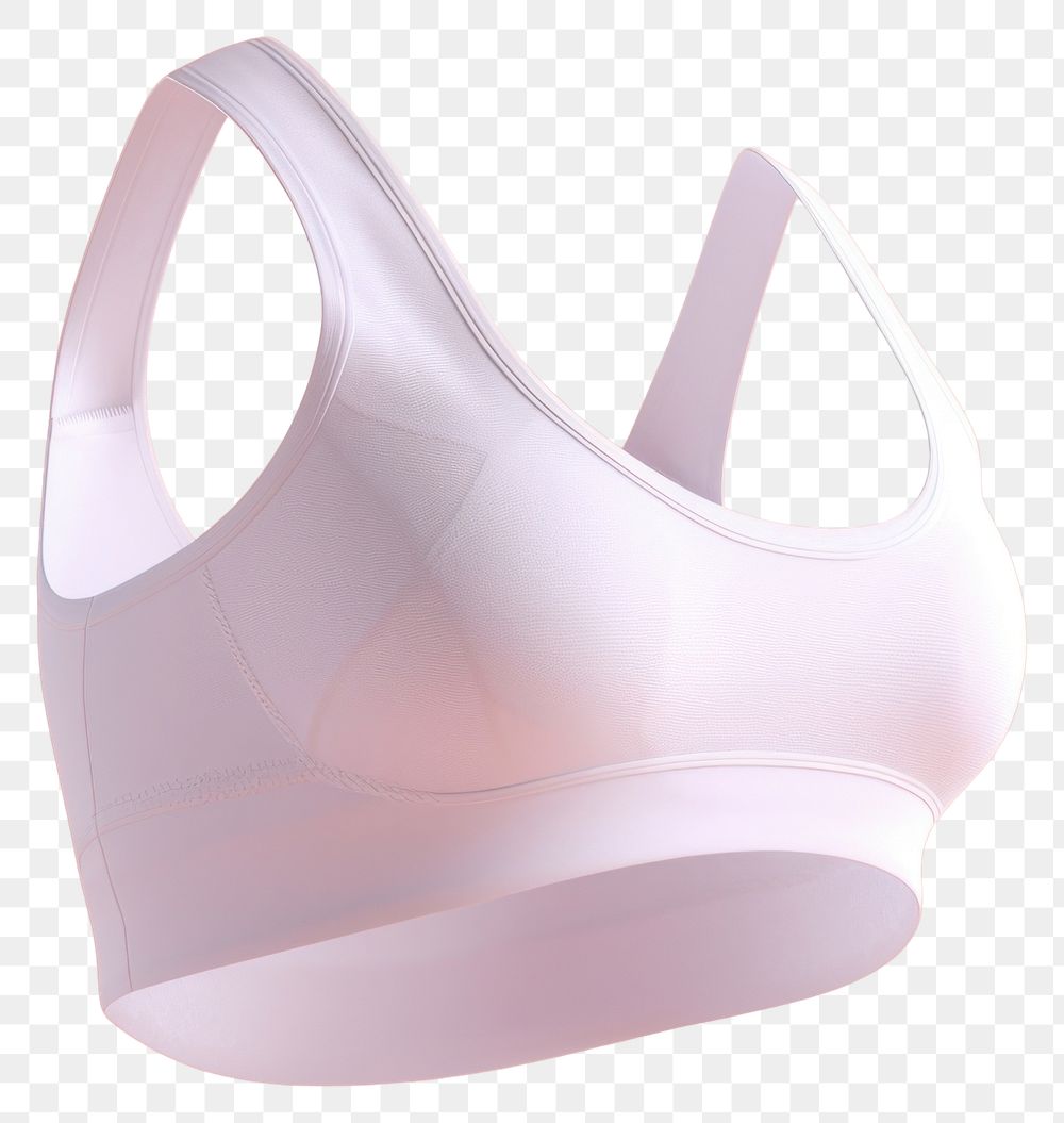 PNG White sport bra mockup accessories underwear accessory.