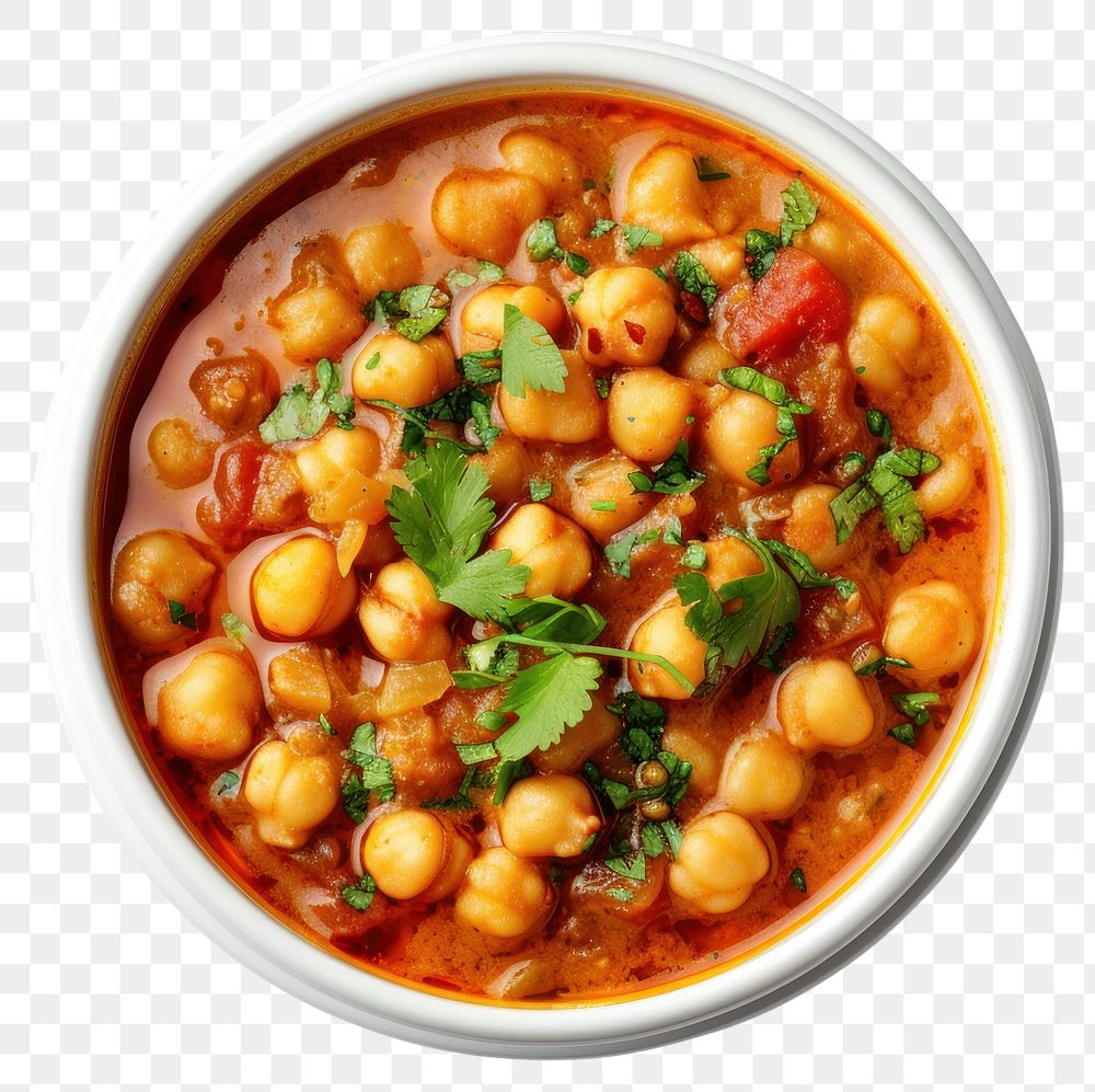 PNG Photo of chana masala curry food meal.