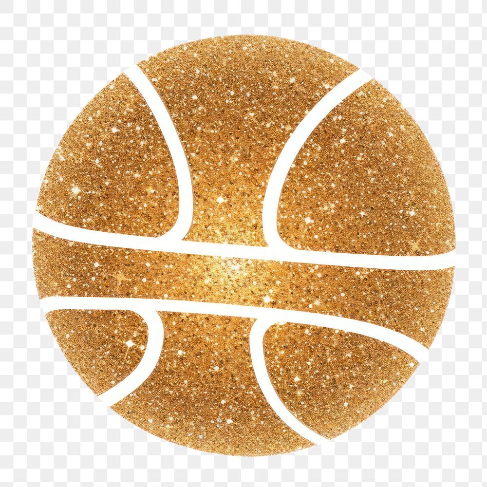 PNG Basketball icon glitter sports shape.