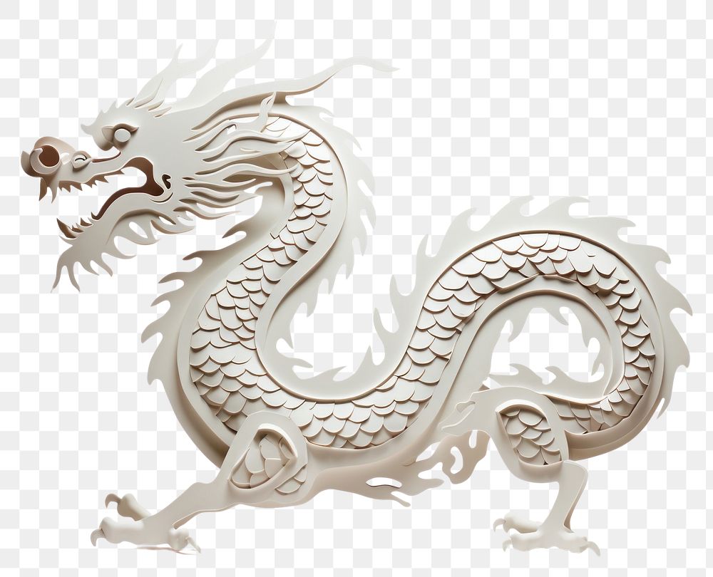 PNG Chinese dragon white representation chinese dragon. 