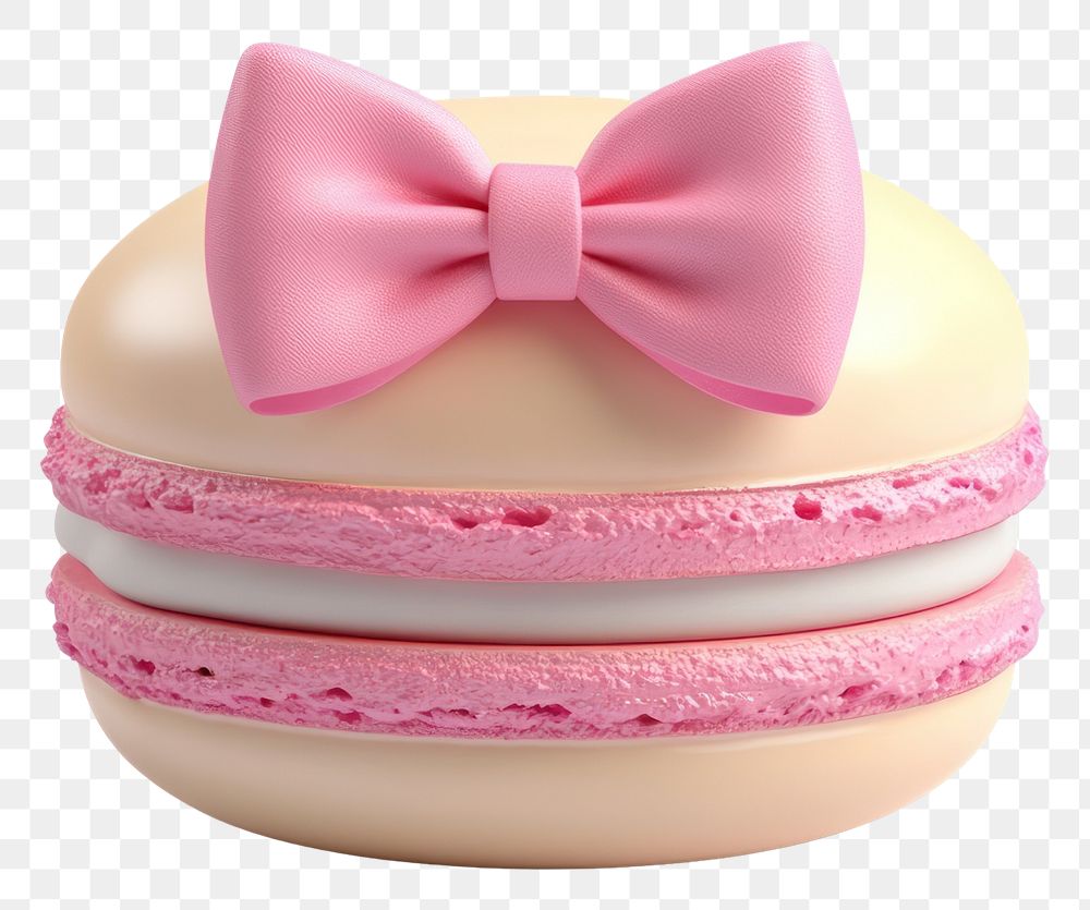 PNG Coquette macaron dessert sweets pink.