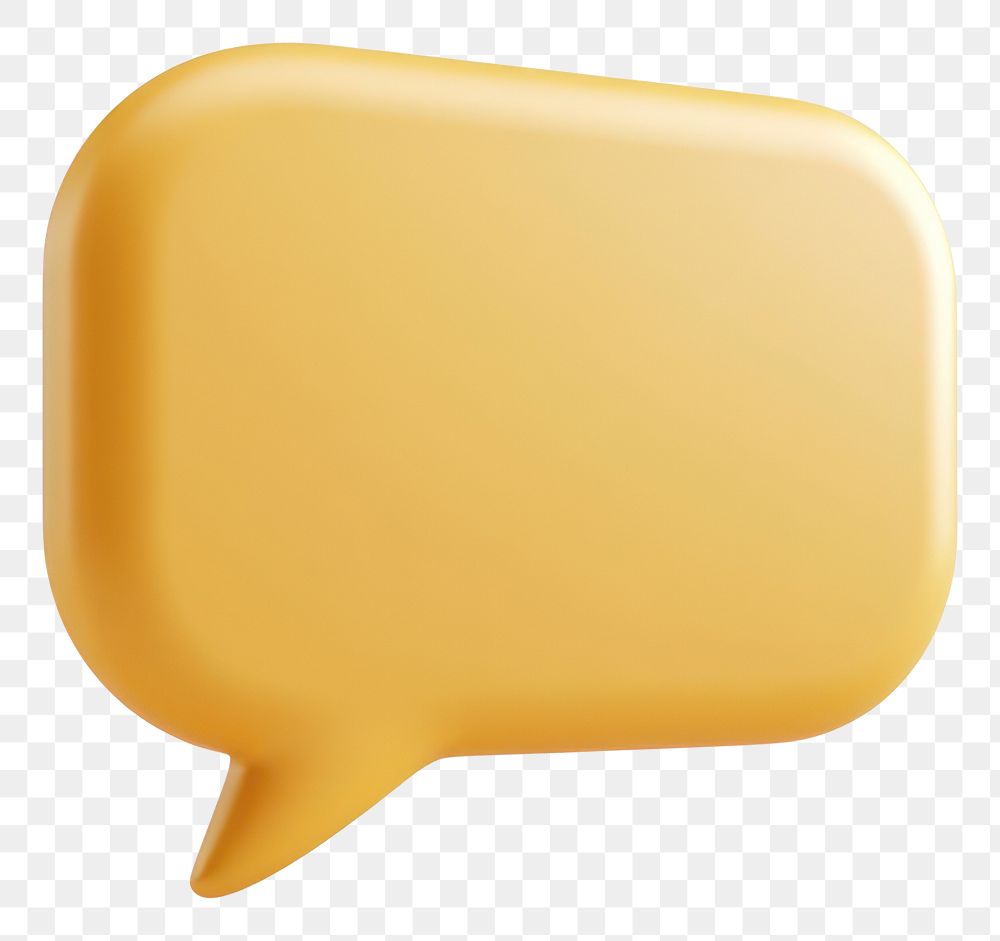 PNG Mustard-yellow Rectangle shape speech bubble communication.