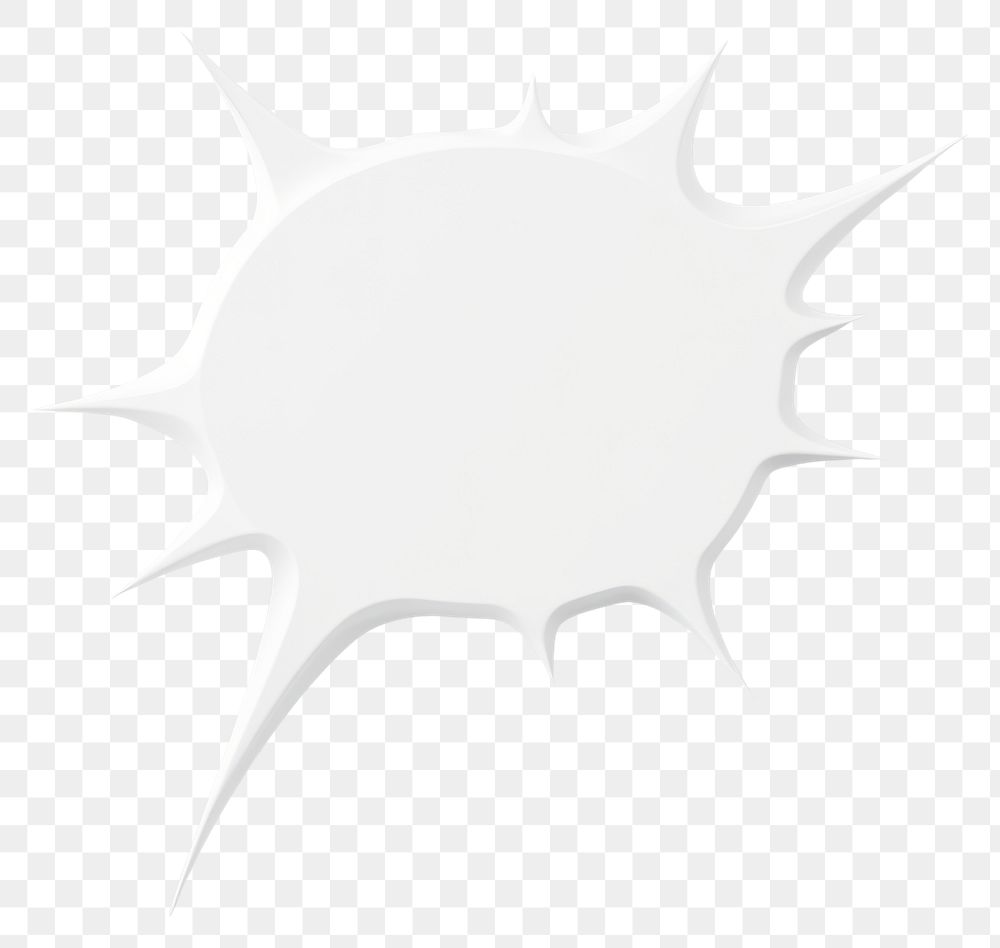 PNG White speech bubble speech bubble.