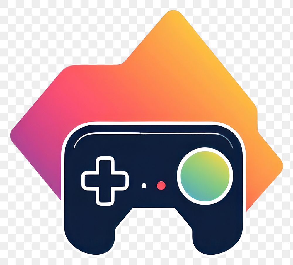 PNG Computer gammer design logo illustration.