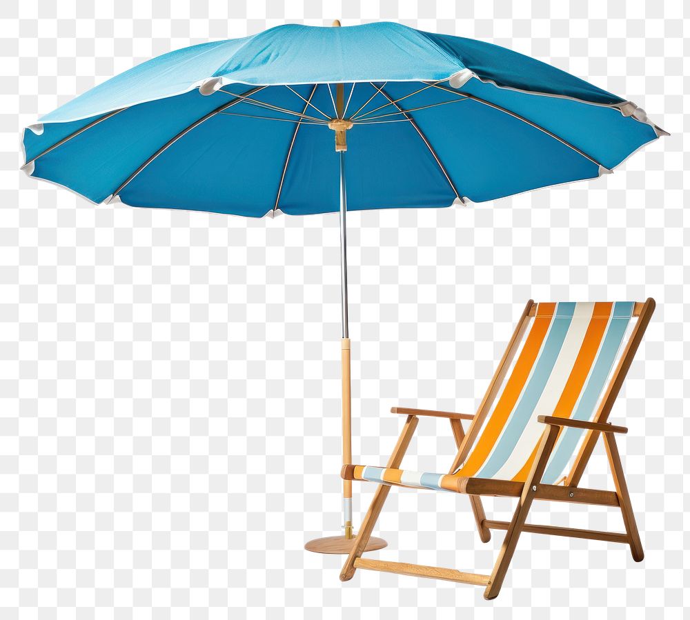 PNG Umbrella chair furniture beach. 