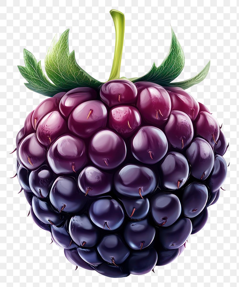 PNG A wild berry blackberry background isolated.