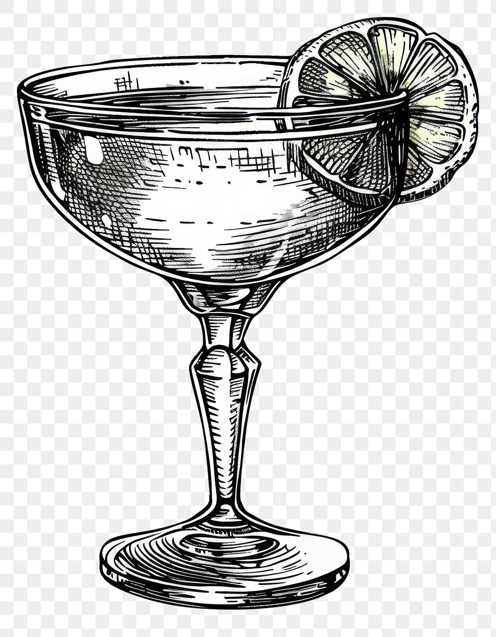 PNG Cocktail beverage alcohol goblet.