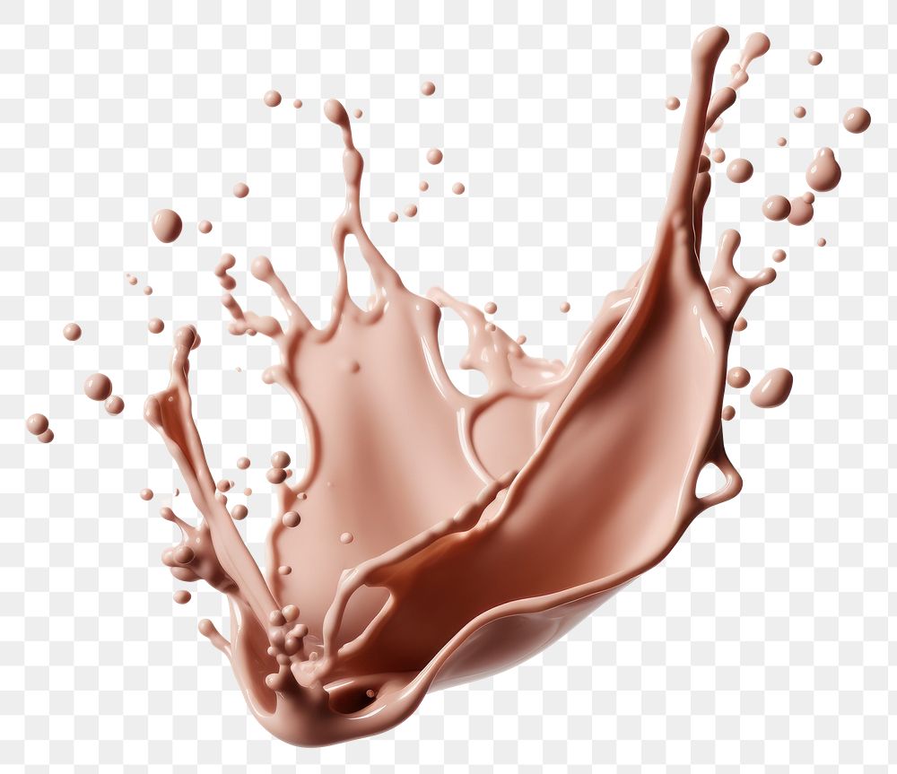 PNG Chocolate Milk Splash milk refreshment simplicity. 