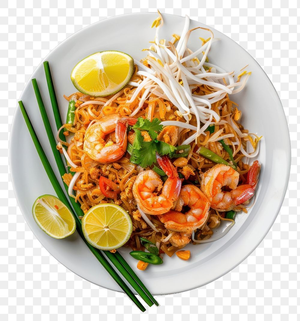 PNG Delicious shrimp pad thai