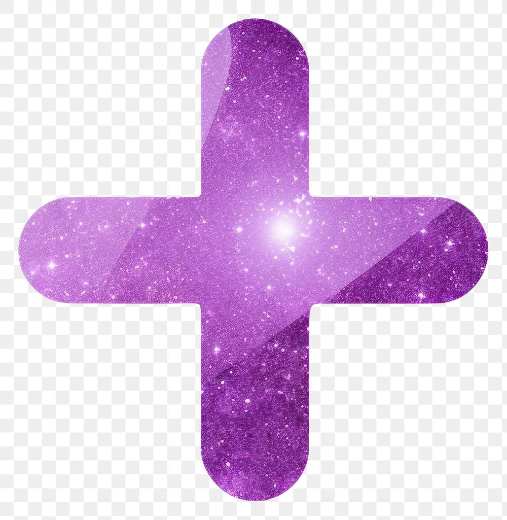 PNG Purple plus sign icon symbol cross 