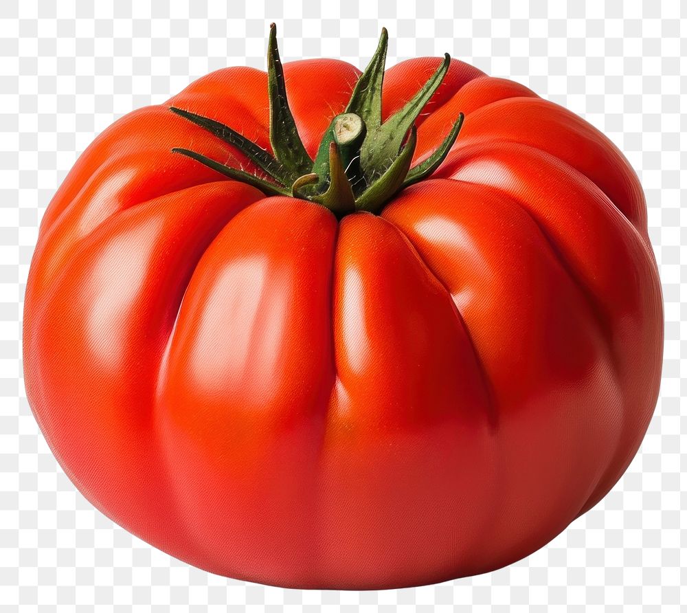 PNG Beefsteak tomato vegetable produce food.