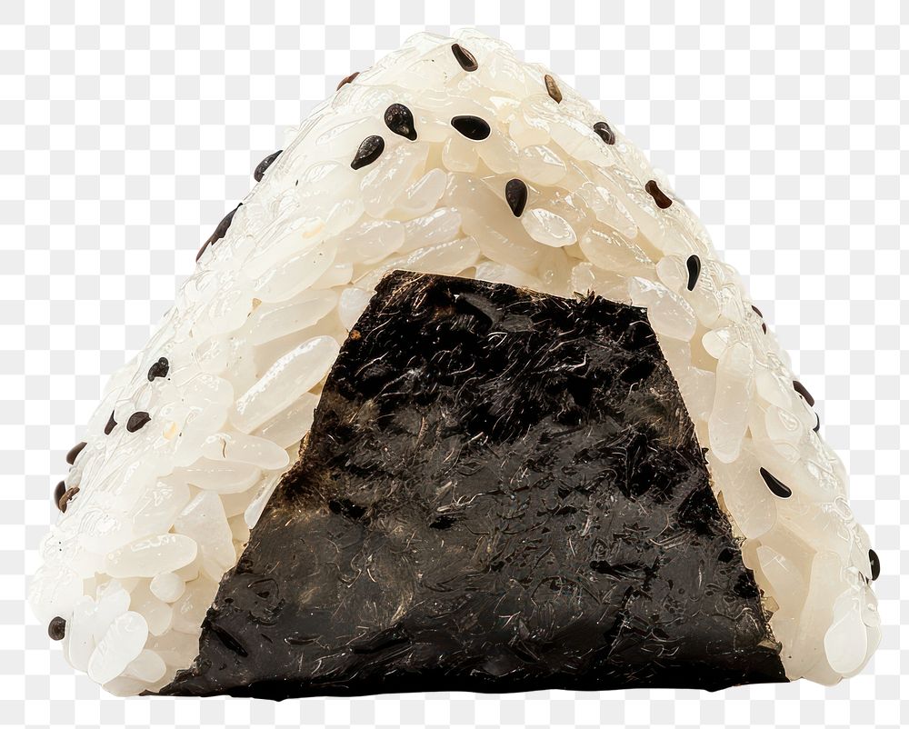 PNG Onigiri triangle onigiri sesame.