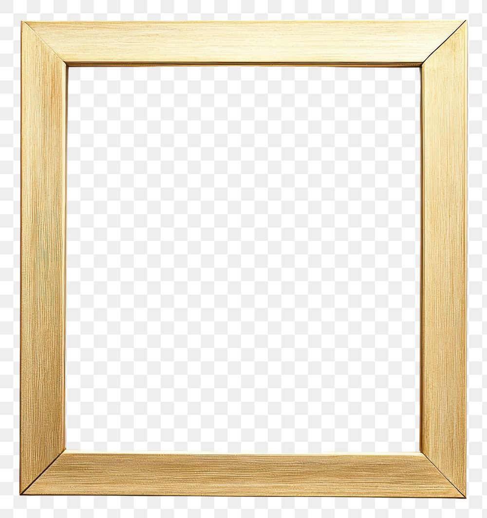 PNG Gold picture Frame modern frame photo.