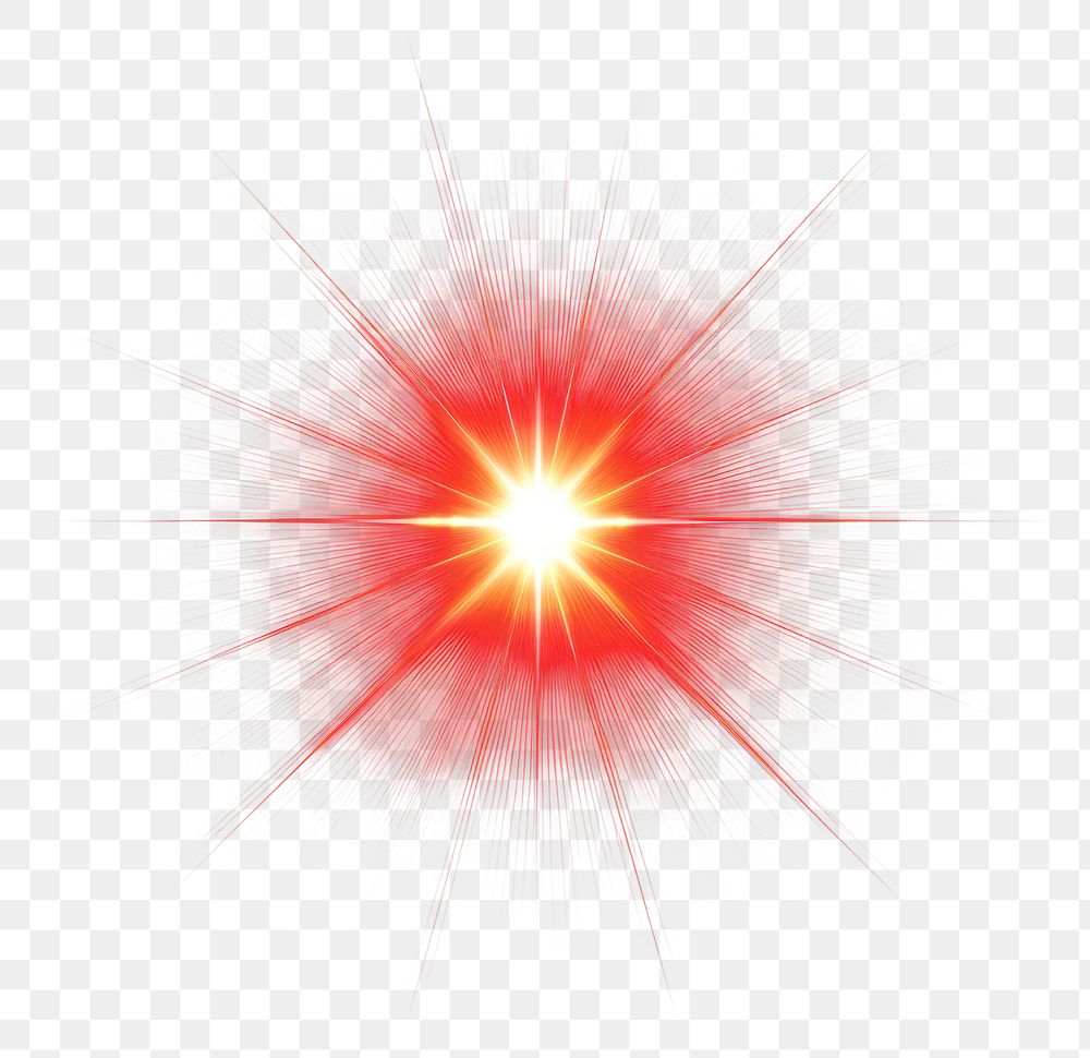 PNG An isolated red blink sun ray light effect background outdoors nature.