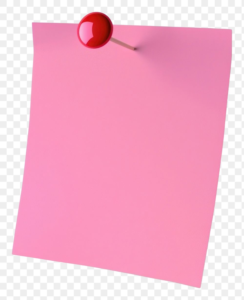 PNG Sticky post paper pink note.