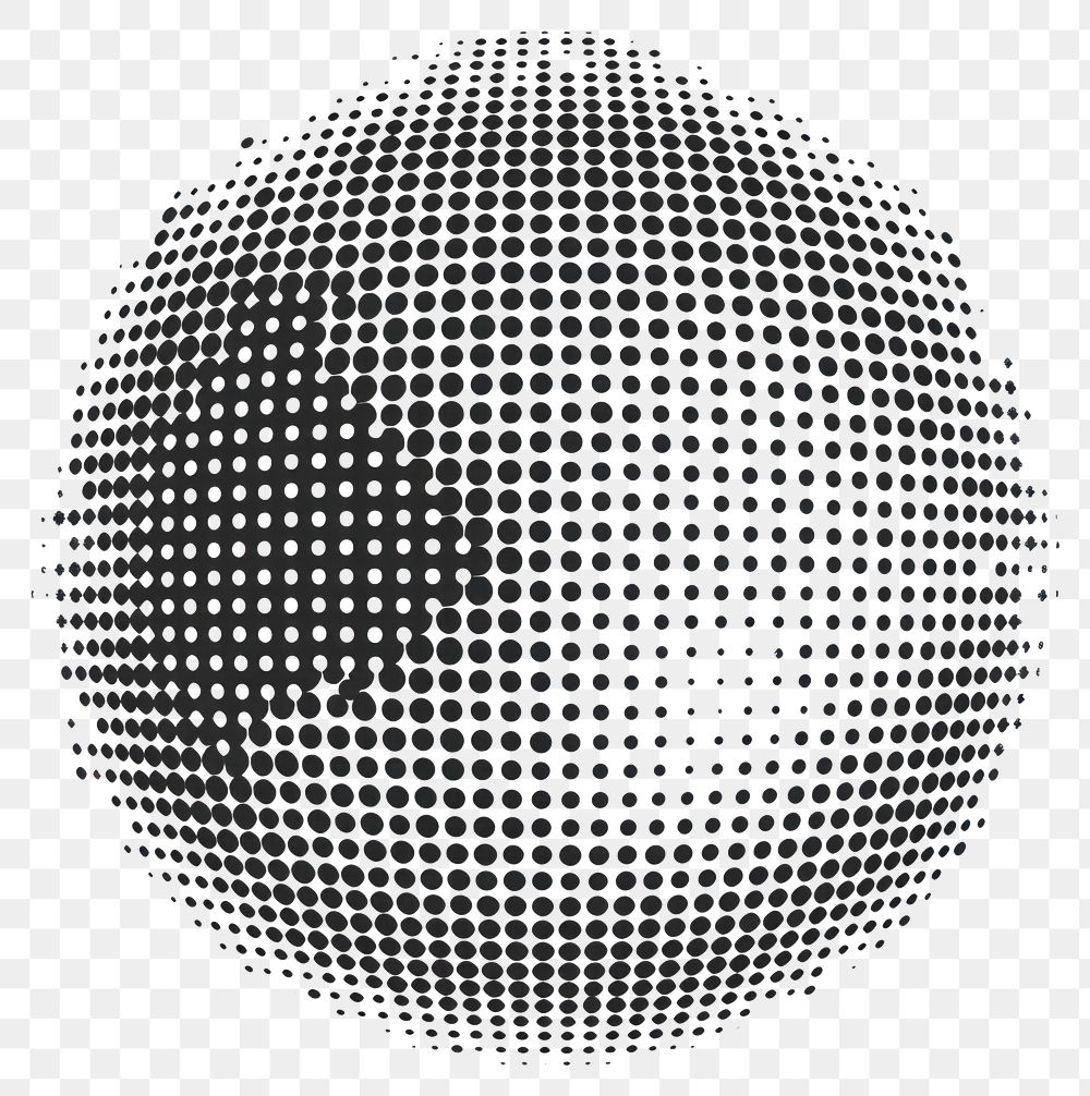 PNG 1st badge icon halftone black white.