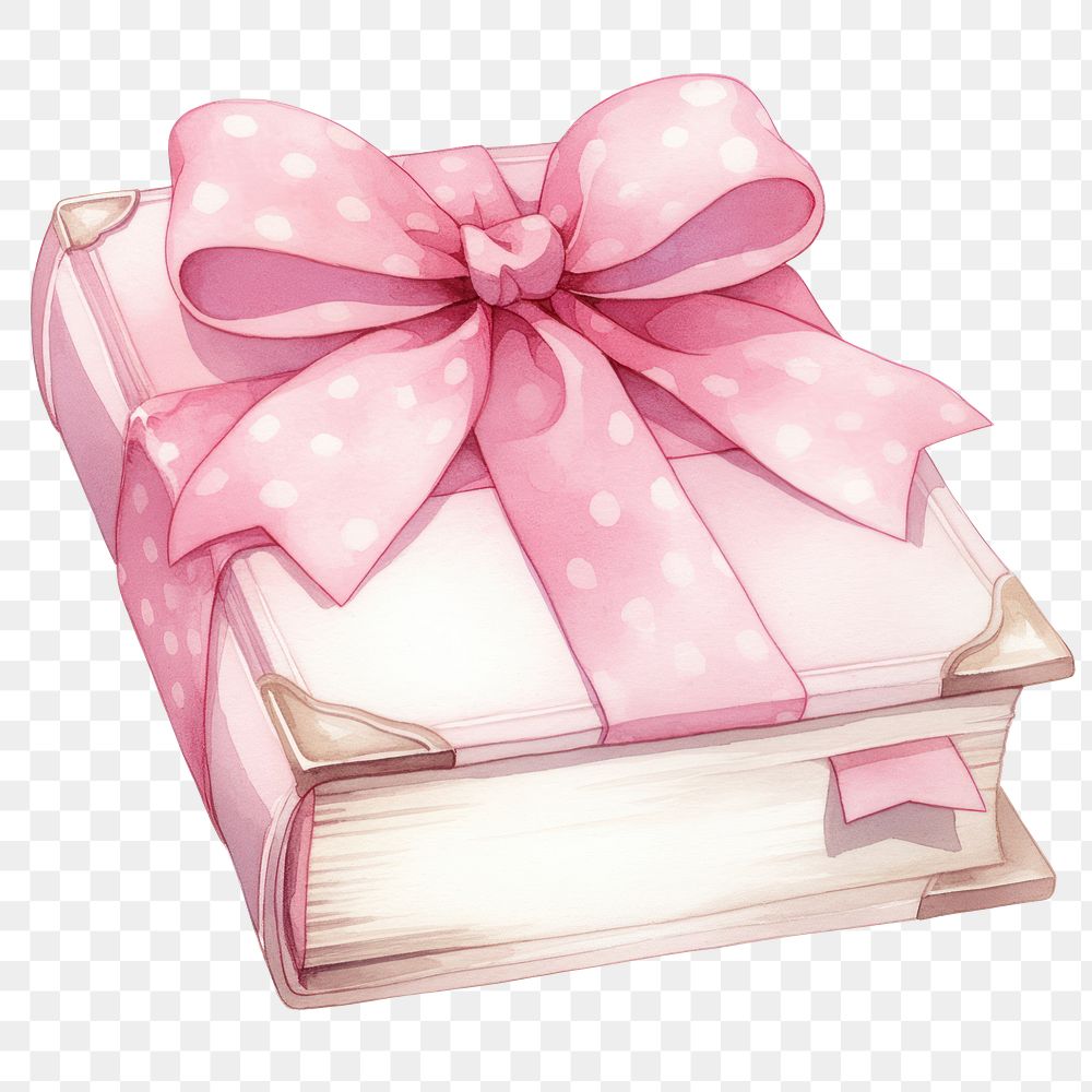 PNG Illustration ribbon gift book.