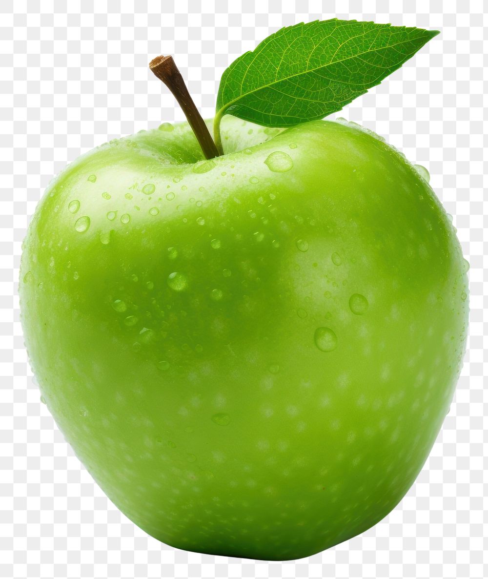 PNG Apple fruit plant green. 