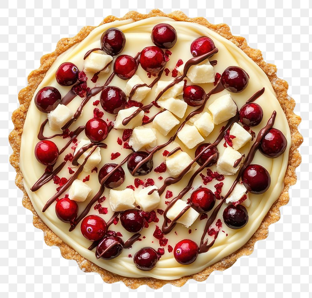 PNG A Christmas white chocolate cranberry tart cranberries photography dessert.