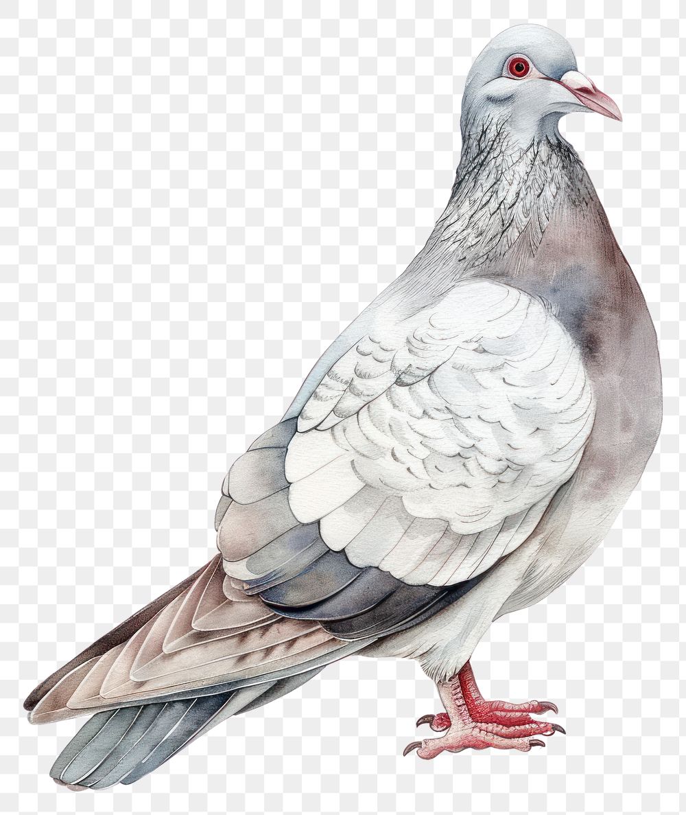 PNG A dove illustration watercolor realistic.