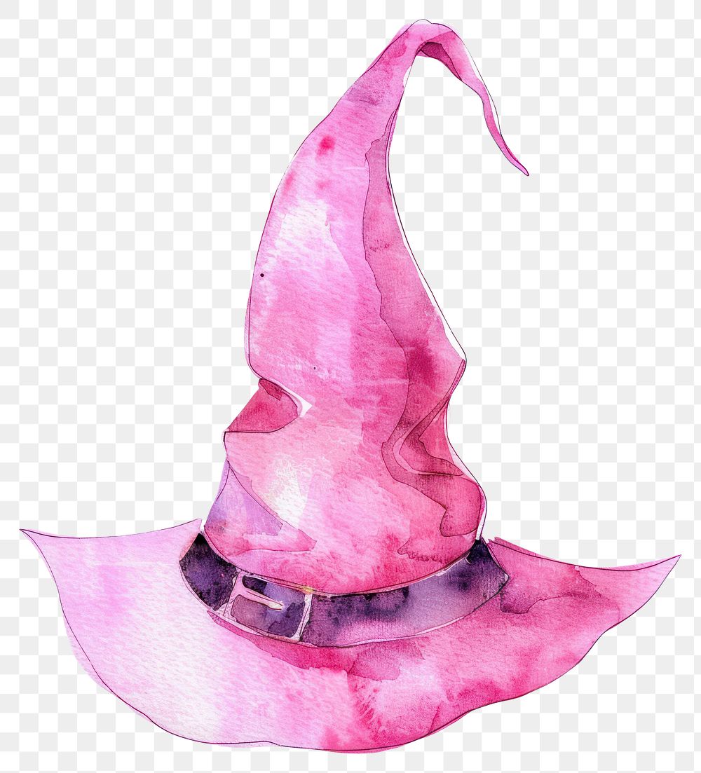 PNG Hat illustration watercolor halloween.