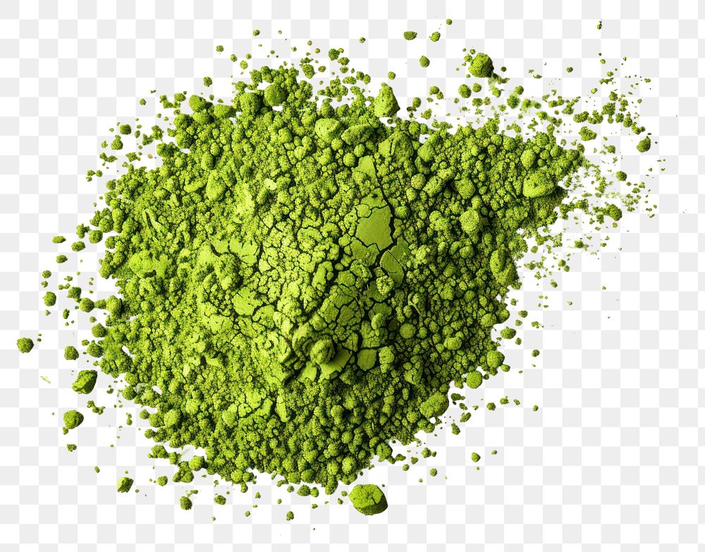 PNG Japanese matcha green tea powder.