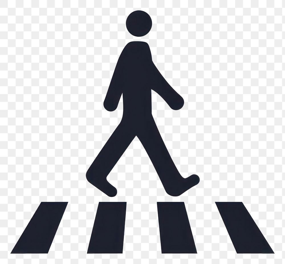 PNG Human pictogram crossing street illustration pedestrian graphic.