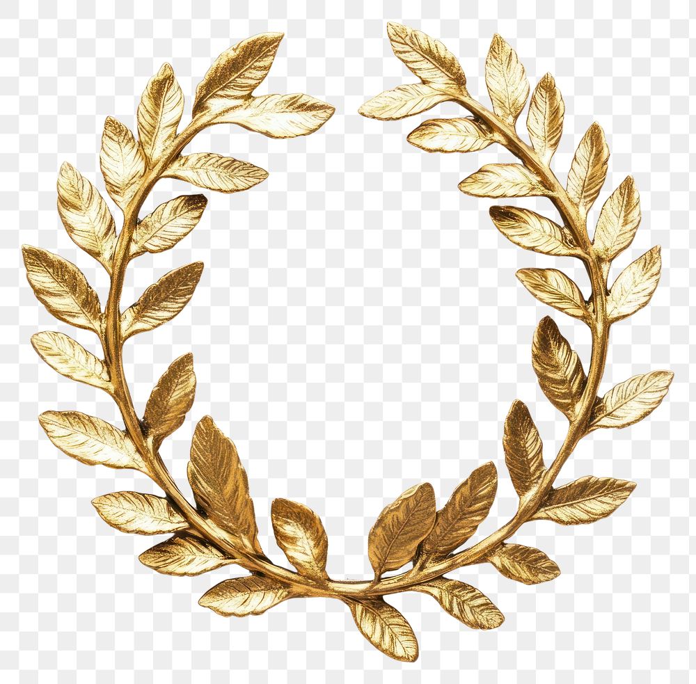 PNG Golden laurel wreath gold golden golden laurel wreath.