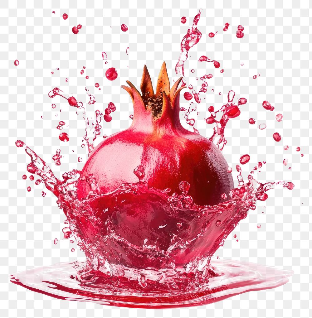 PNG Exploding Pomegranate pomegranate splash fruit.