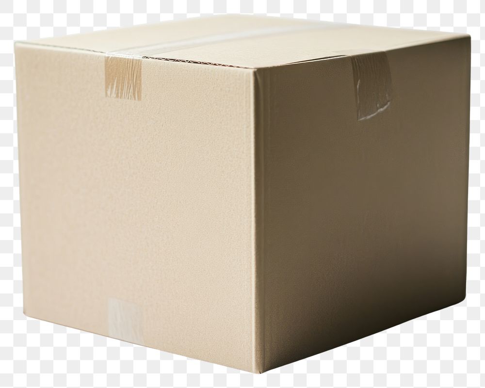 PNG Cardboard box packaging shipping package.