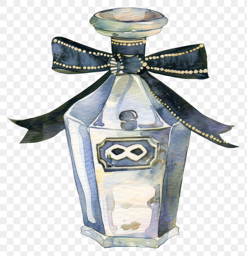 PNG A poison bottle illustration watercolor vintage.