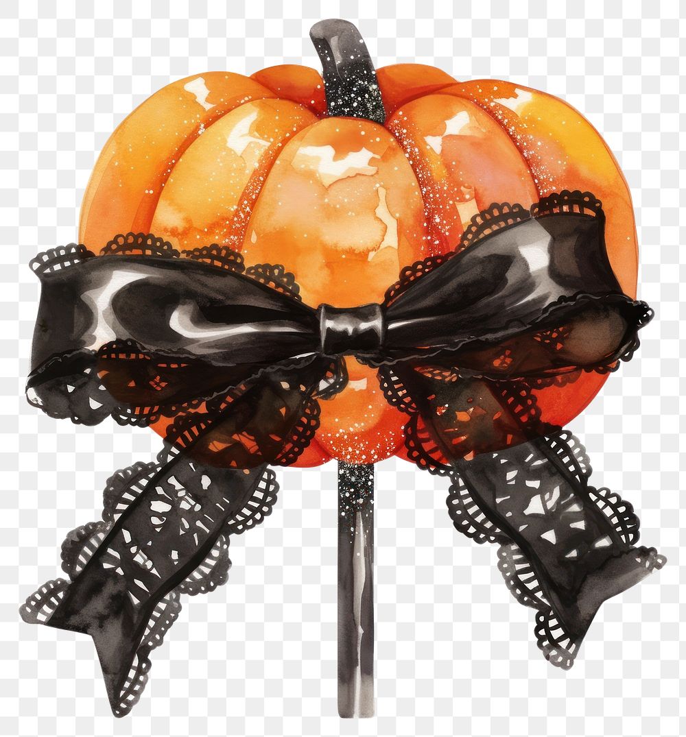 PNG Lollipop illustration watercolor halloween.