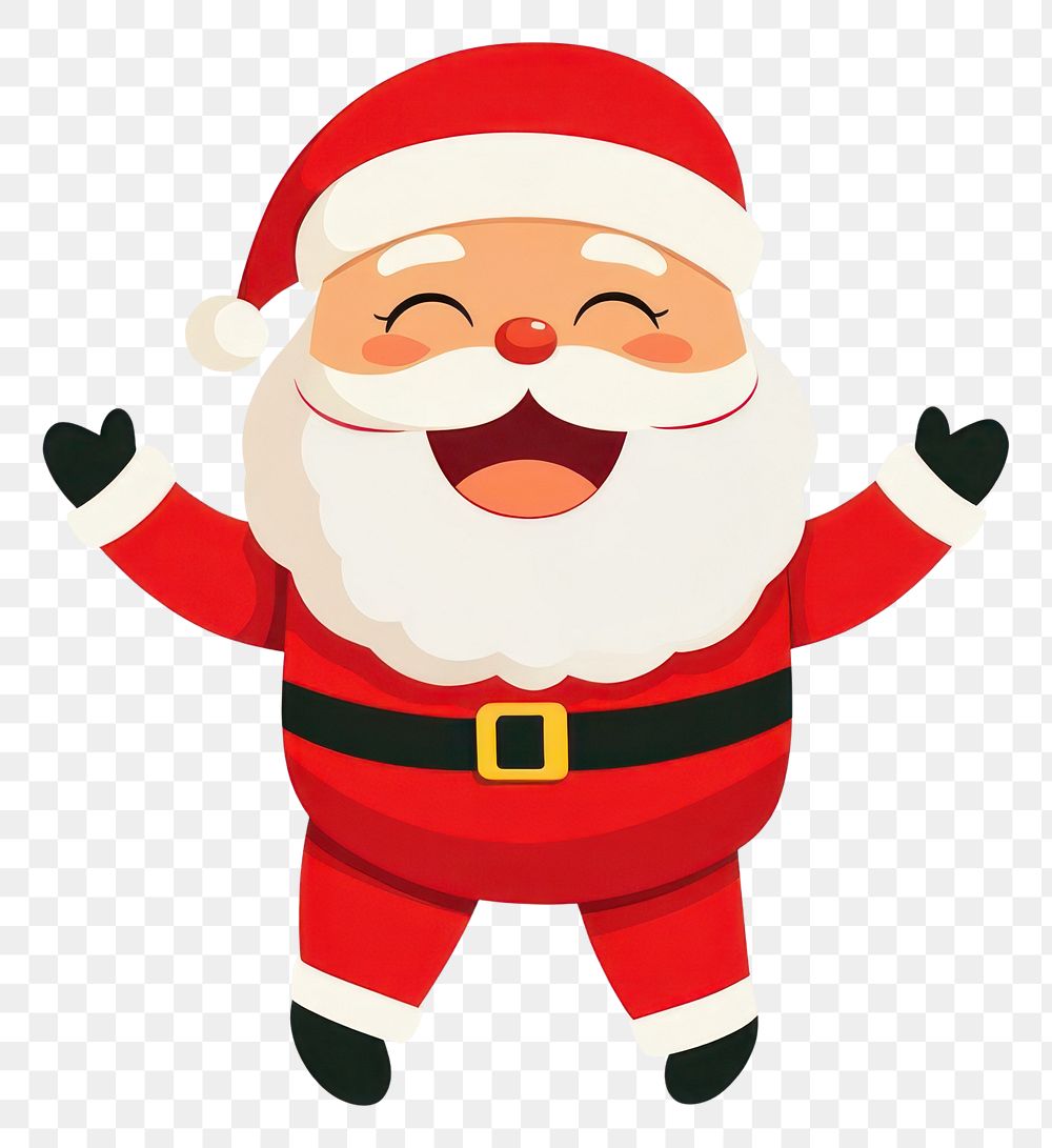 PNG Background character santa claus.