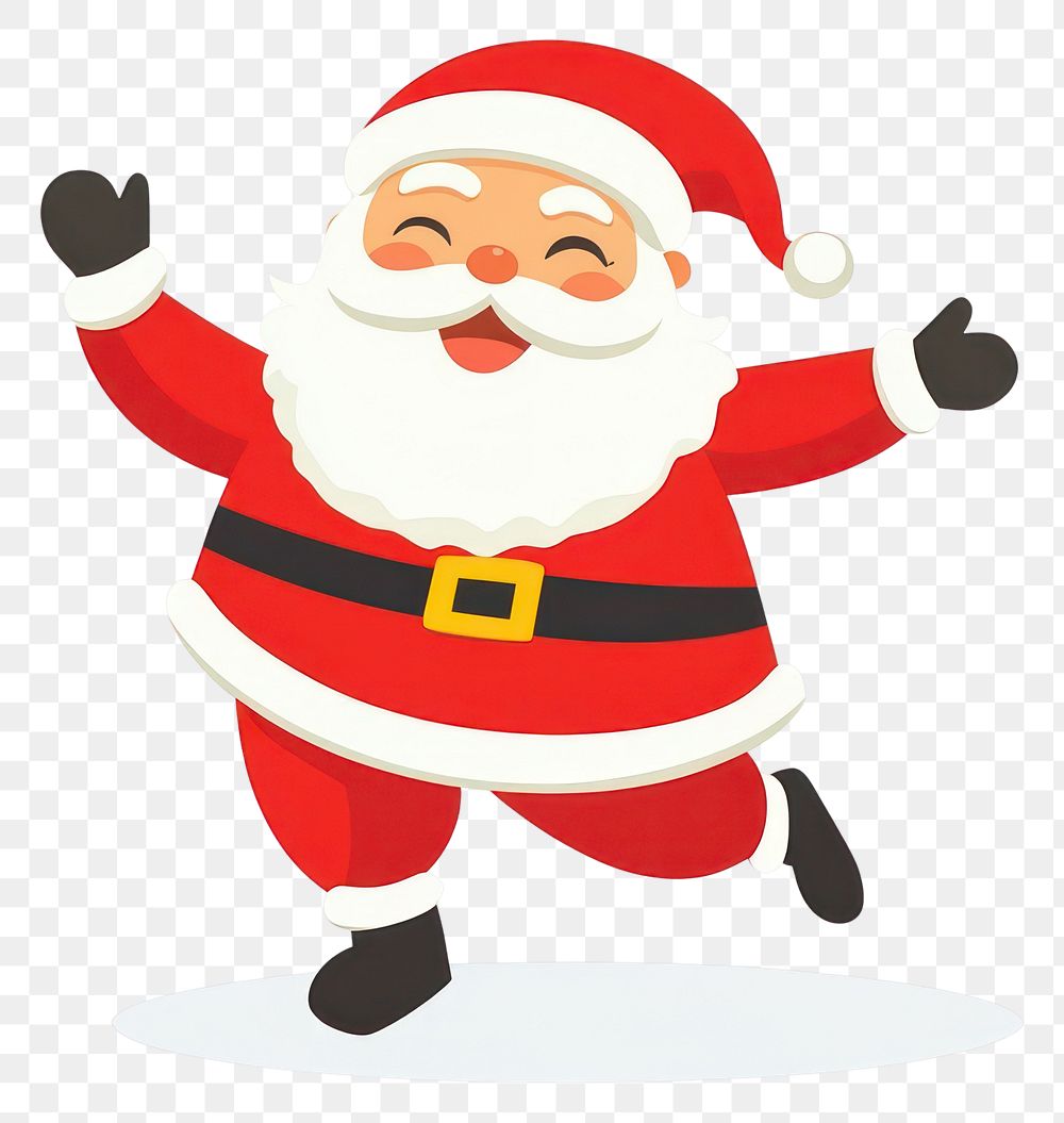 PNG Santa Claus dancing background character santa.