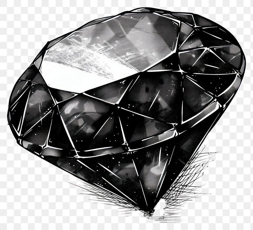 PNG Round gem illustration gemstone diamond.