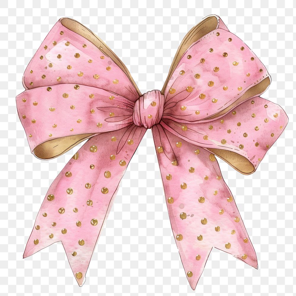 PNG Pink bow accessories accessory polka.