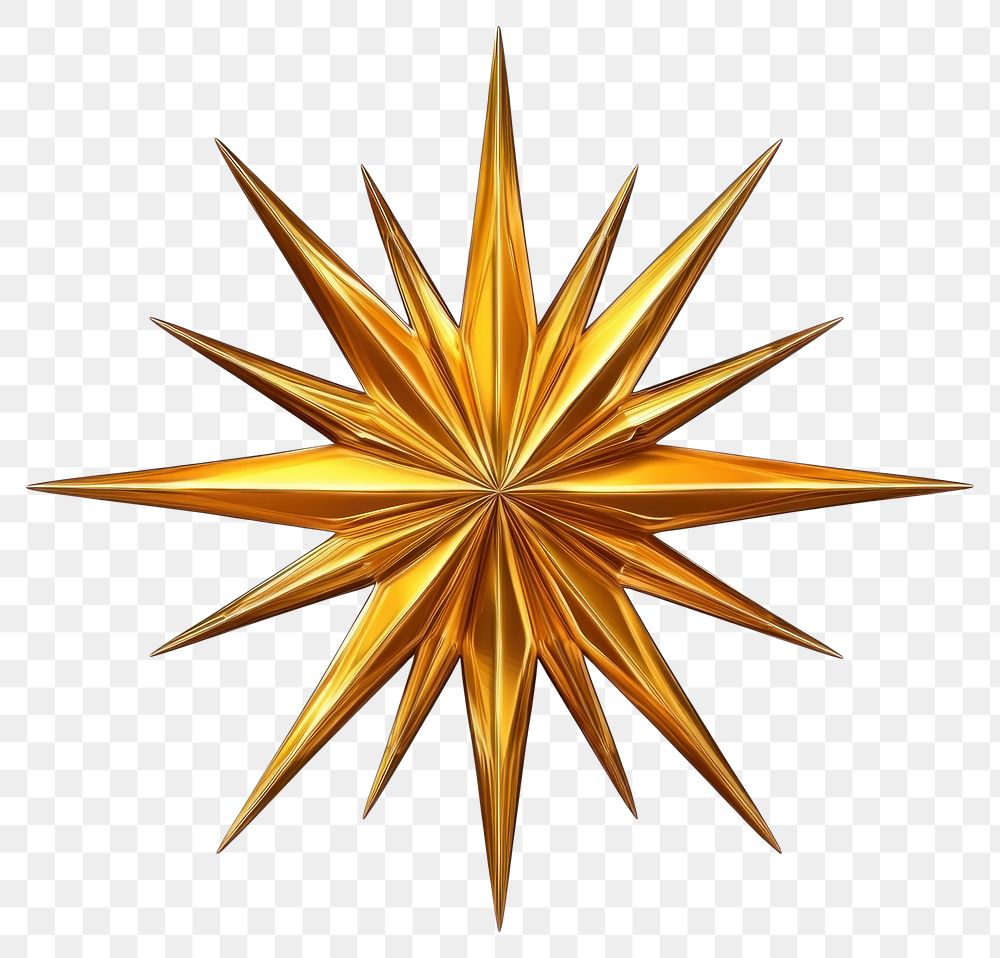 PNG A Gold star symbol gold art.