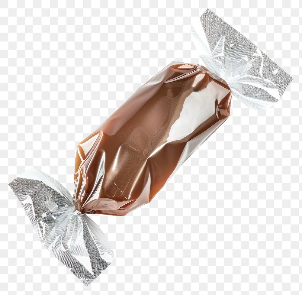 PNG Candy in a wrapper white background confectionery chocolate.