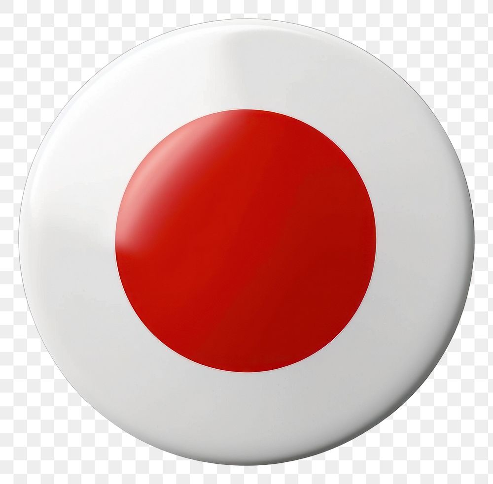 PNG Japan symbol button badge.