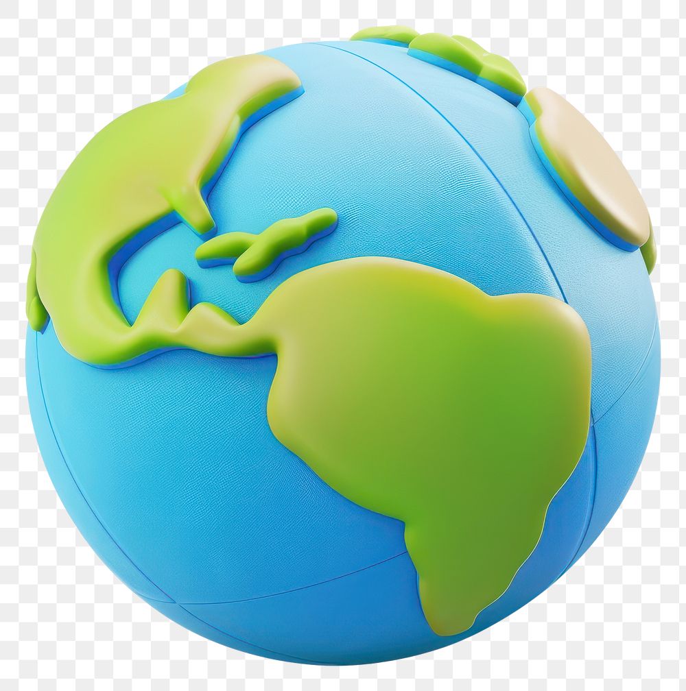 PNG World planet globe green.