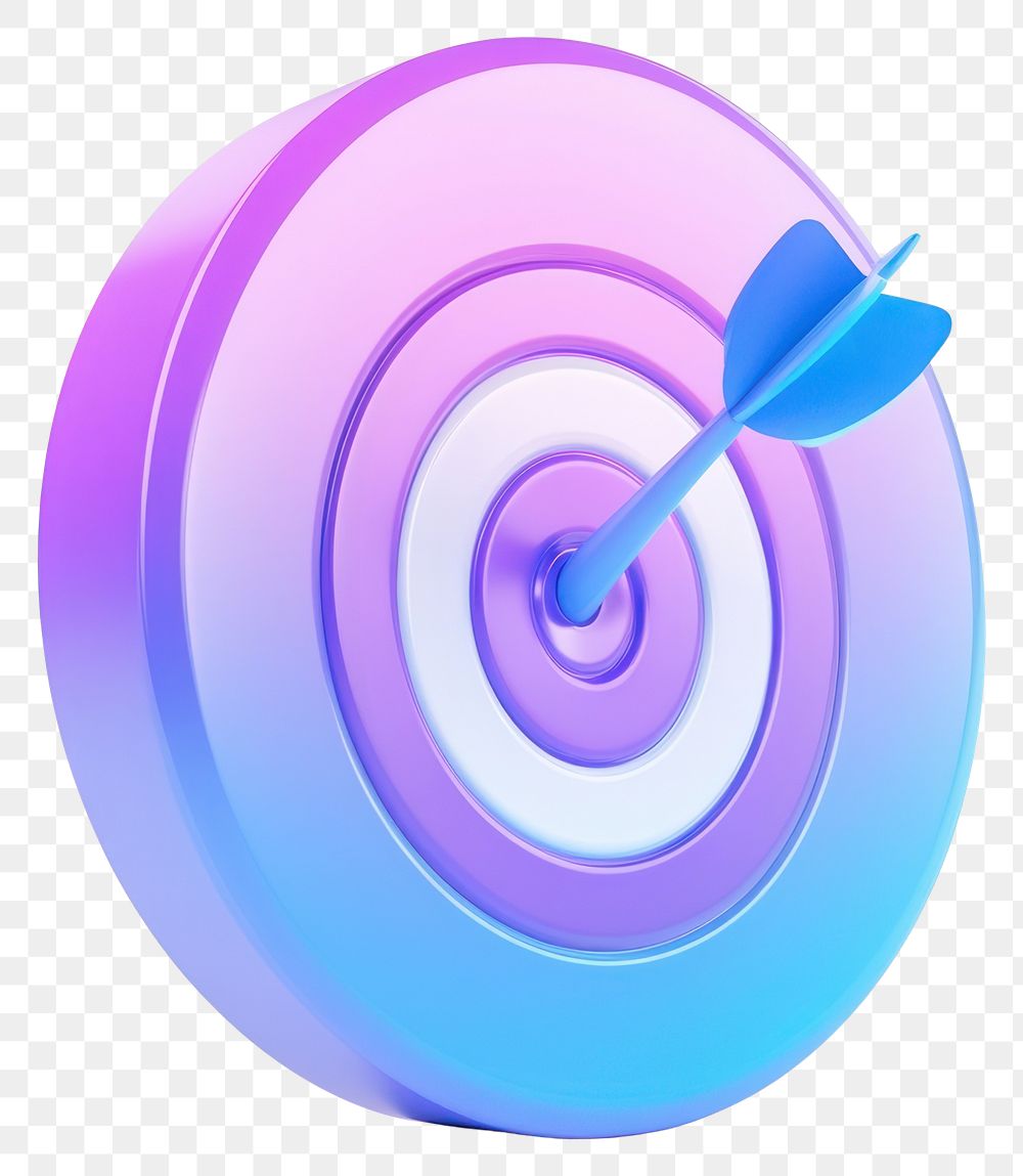 PNG Illustration gradient target darts.