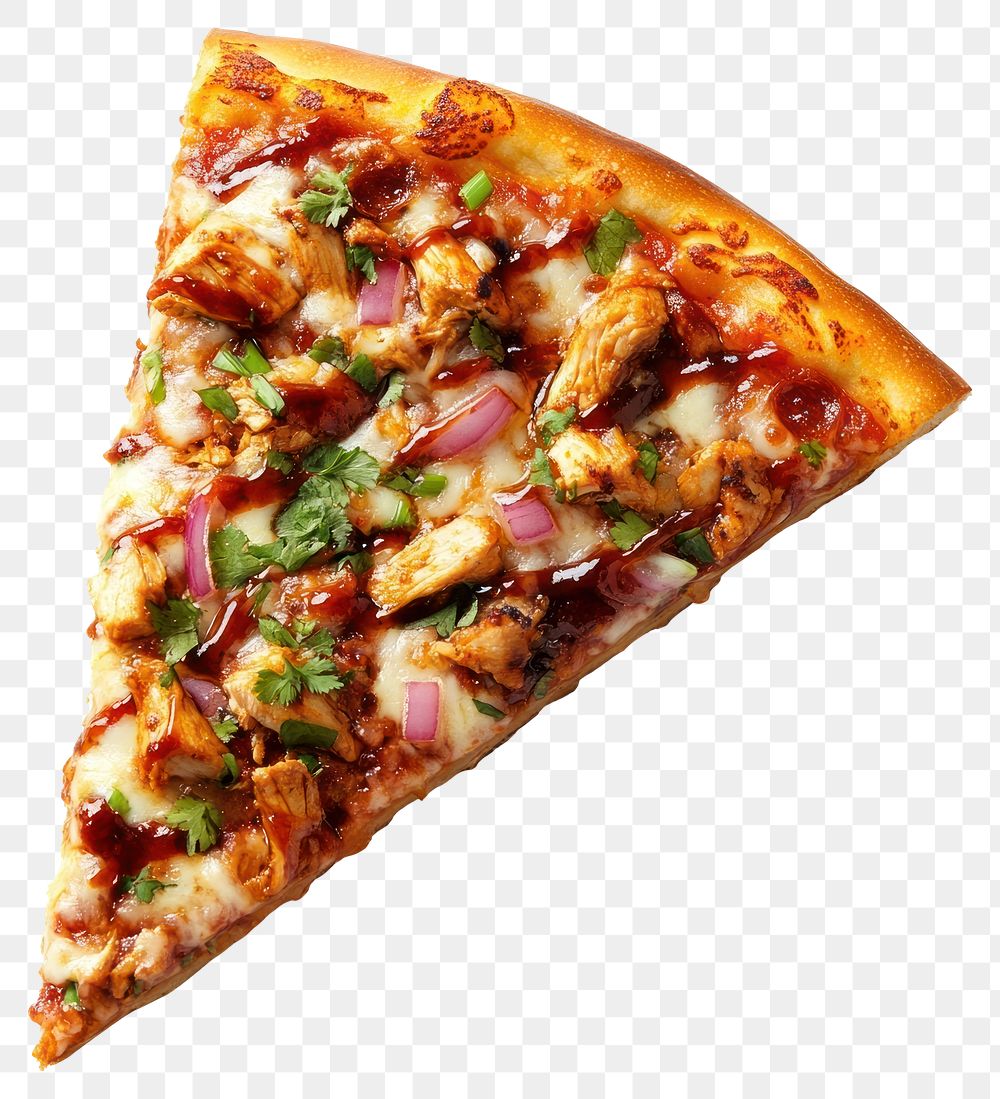 PNG BBQ Chicken Pizza pizza chicken slice.