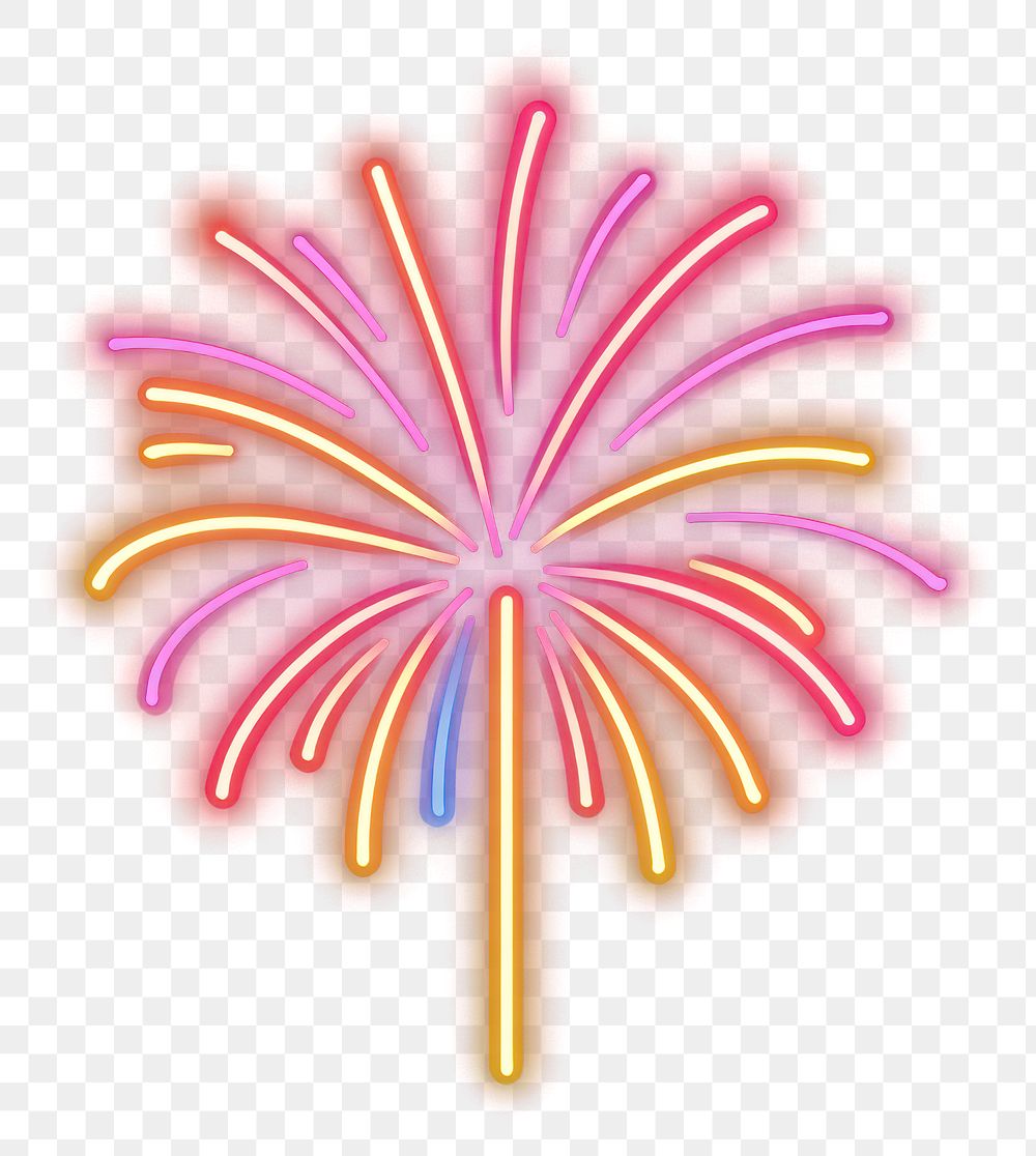 PNG Firework fireworks illustration glowing.