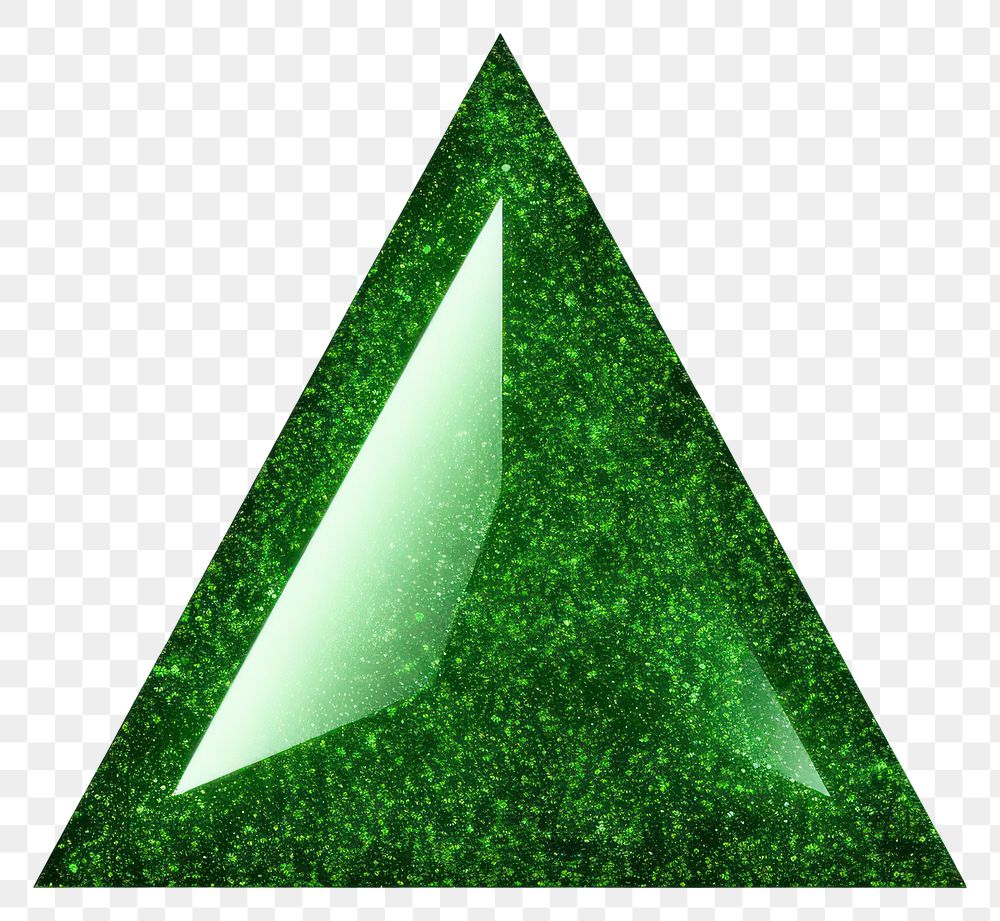 PNG Triangle icon triangle shape green.