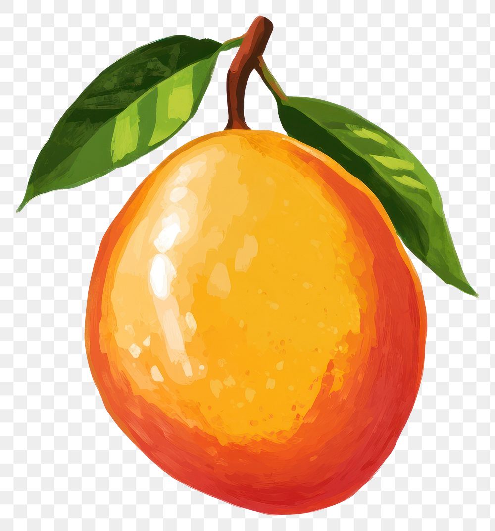 PNG Mango illustration produce orange.