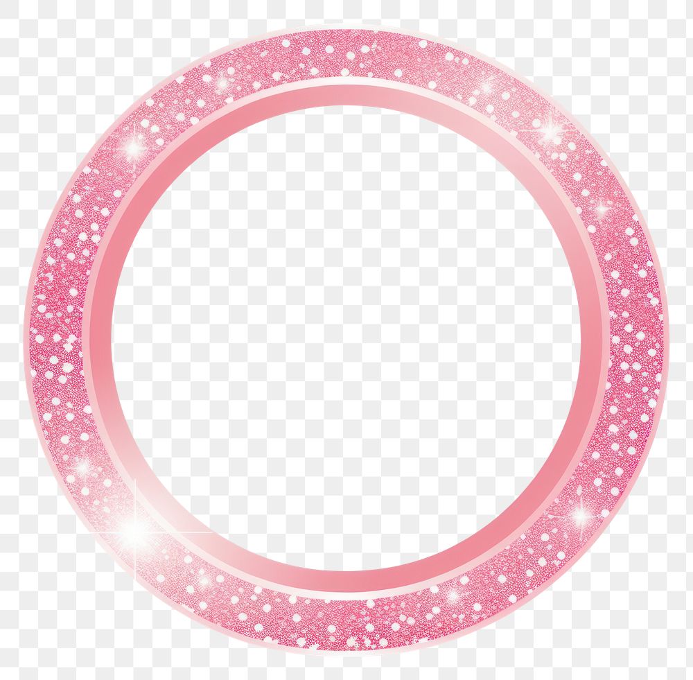 PNG Pink color diamond ring icon glitter shape art.