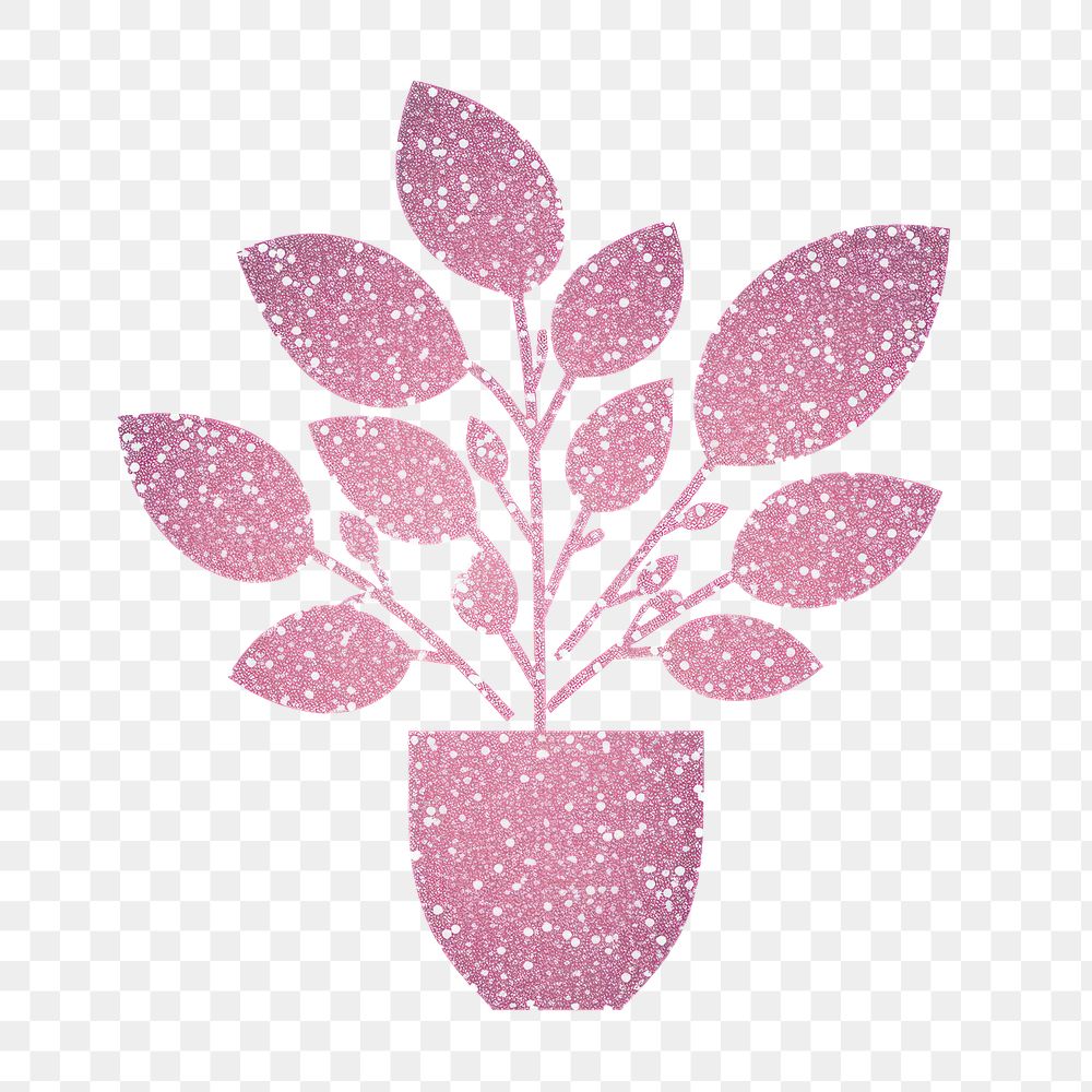 PNG Pink color plant icon pattern flower petal.