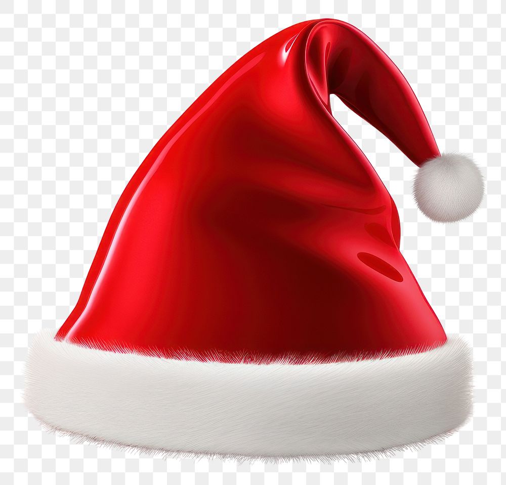 PNG Red santa hat accessories accessory white.